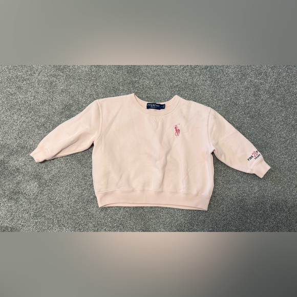 Ralph Lauren Other - Polo Ralph Lauren Pink Pony Fleece Sweatshirt Toddler Girls’ Size 5